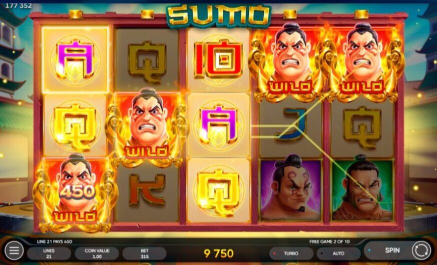 Настройки игрового автомата Legendary Sumo