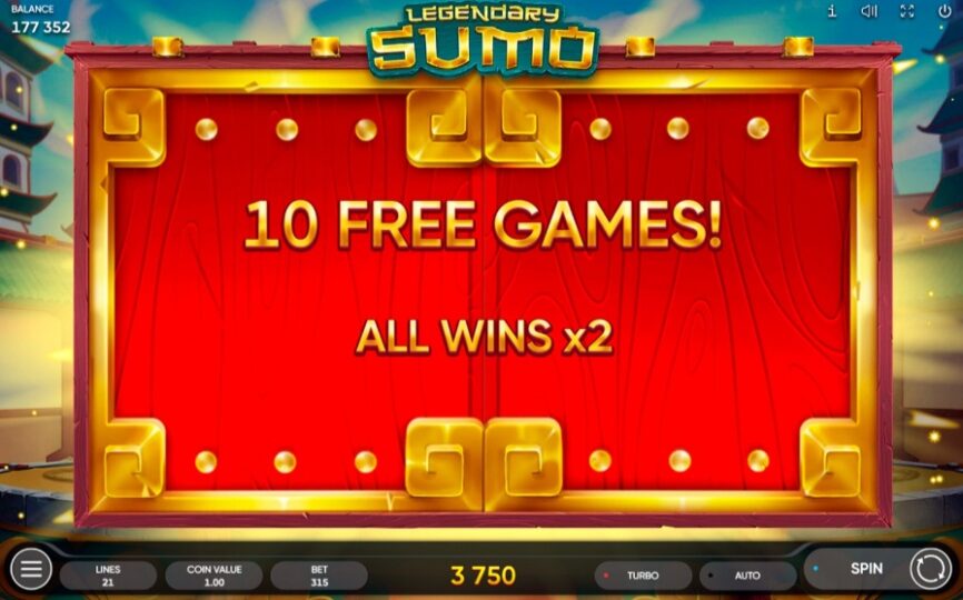 Встроенные бонусы Legendary Sumo