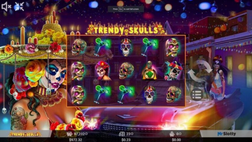 Характеристики игры Trendy Skulls