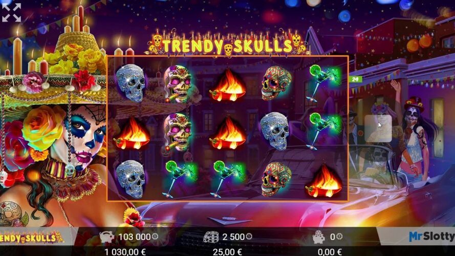 Символы Trendy Skulls