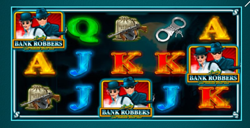 Бонус игра слота Lucky Bank Robbers