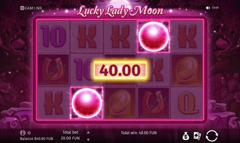 Выигрыш слота Lucky Lady Moon