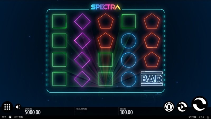 Дизайн слота Spectra